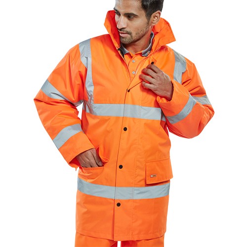 Chaqueta Alta visibilidad B-SEEN JKT Naranja Talla XXL