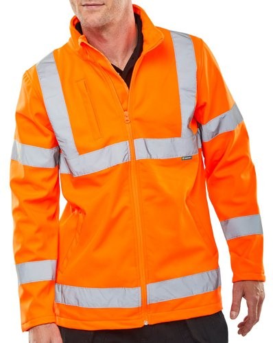 Softshell B-SEEN Alta Visibilidad Naranja Talla XL