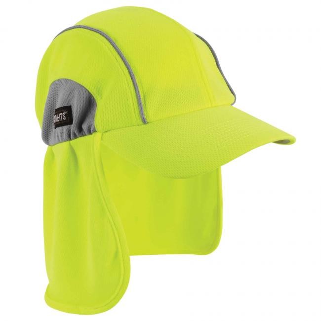 Gorra transpirable con cubrenucas Ergodyne 6650, ALTA VISIBILIDAD