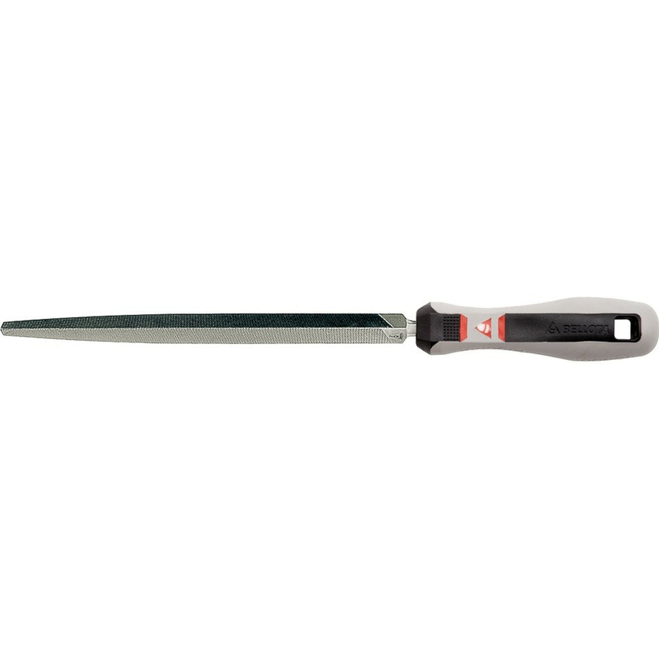 Lima mecánico triangular 10 pulgadas y picado fino con mango bimaterial / 400510FMB