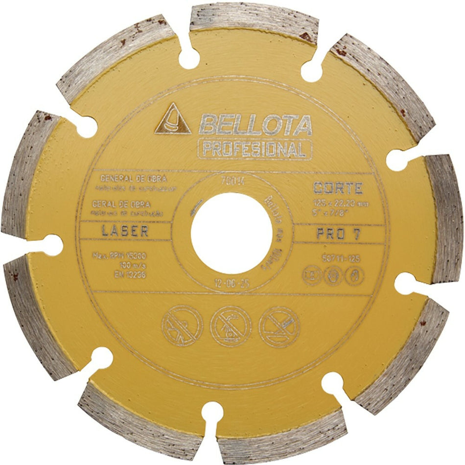 Disco diamante segmentado general de obra pro7 / 50711115