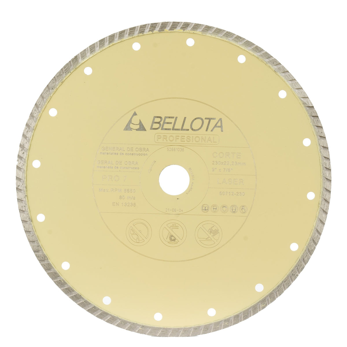 Disco diamante turbo general de obra pro7 / 50712230