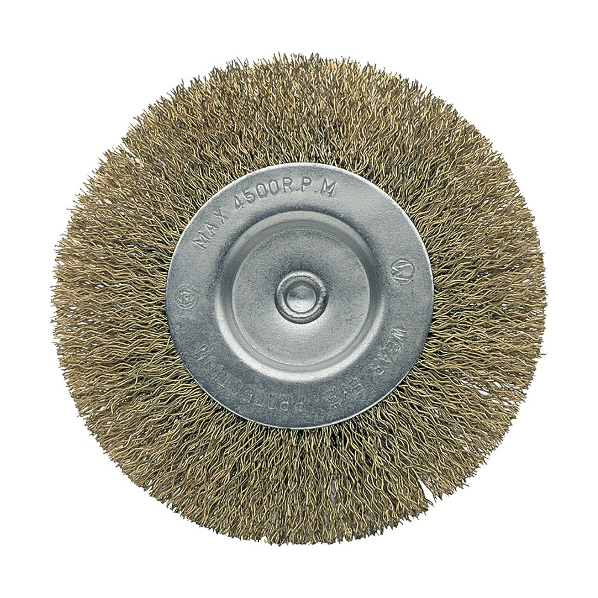 Cepillo Bricolaje Circular Acero Latonado Alambre Ondulado 50807-50