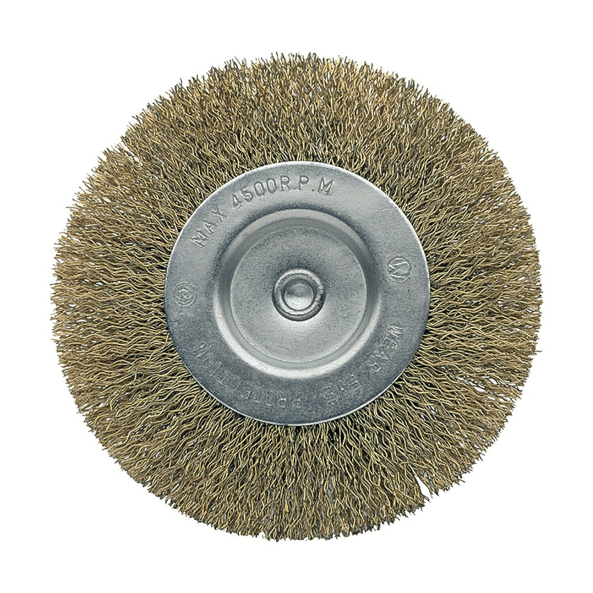 Cepillo Bricolaje Circular Acero Latonado Alambre Ondulado 50807-60