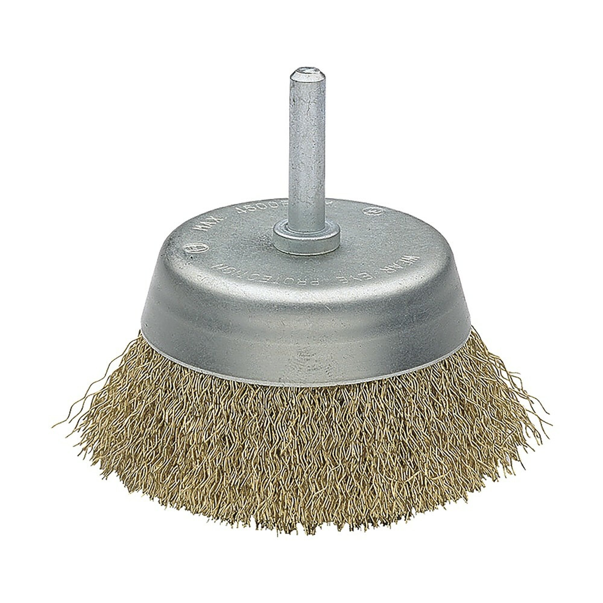 Cepillo Bricolaje Taza Acero Latonado Alambre Ondulado 50808- 50 I