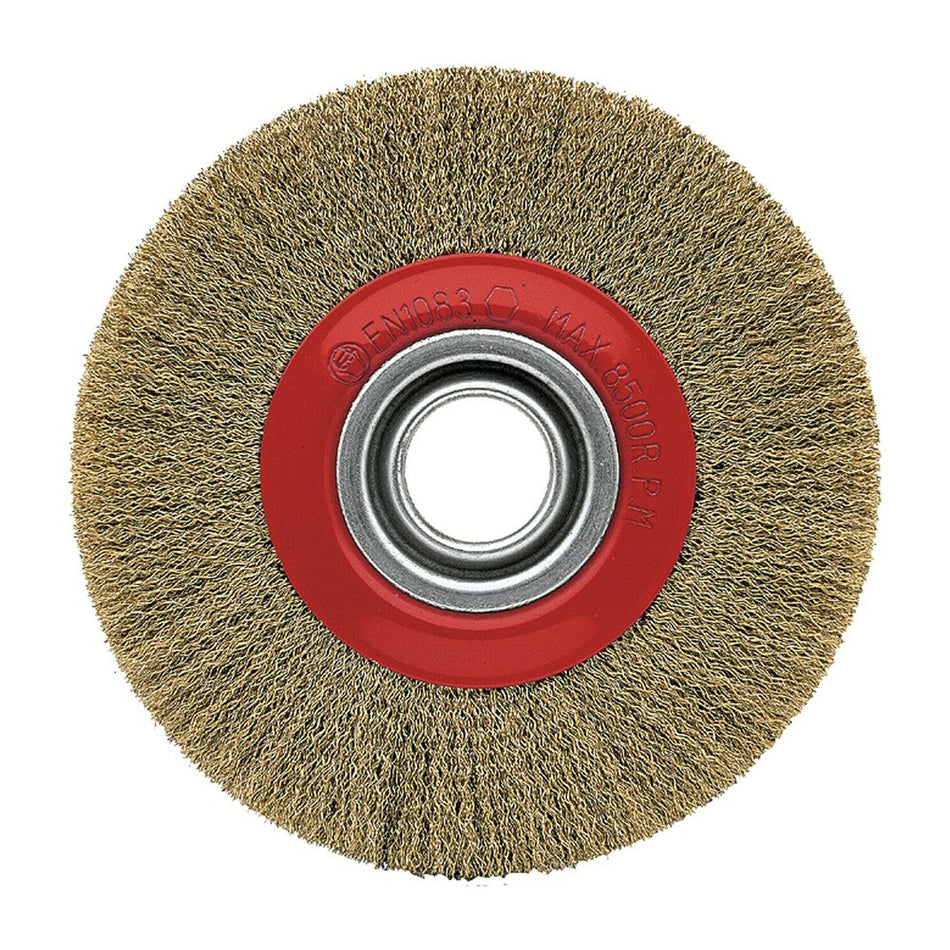 Cepillo Industrial Circular Acero Inoxidable Alambre Ondulado  50810-15025I