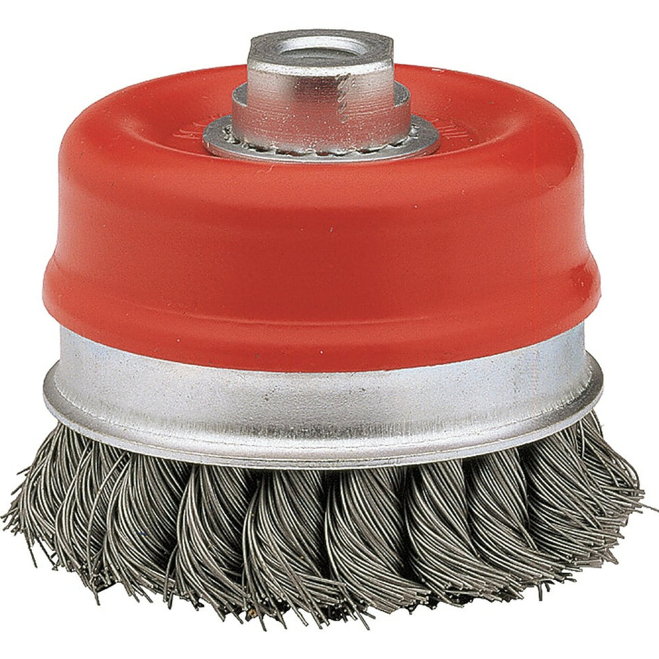 Cepillo Industrial  Taza Acero Templado Alambre Trenzado 50813-120