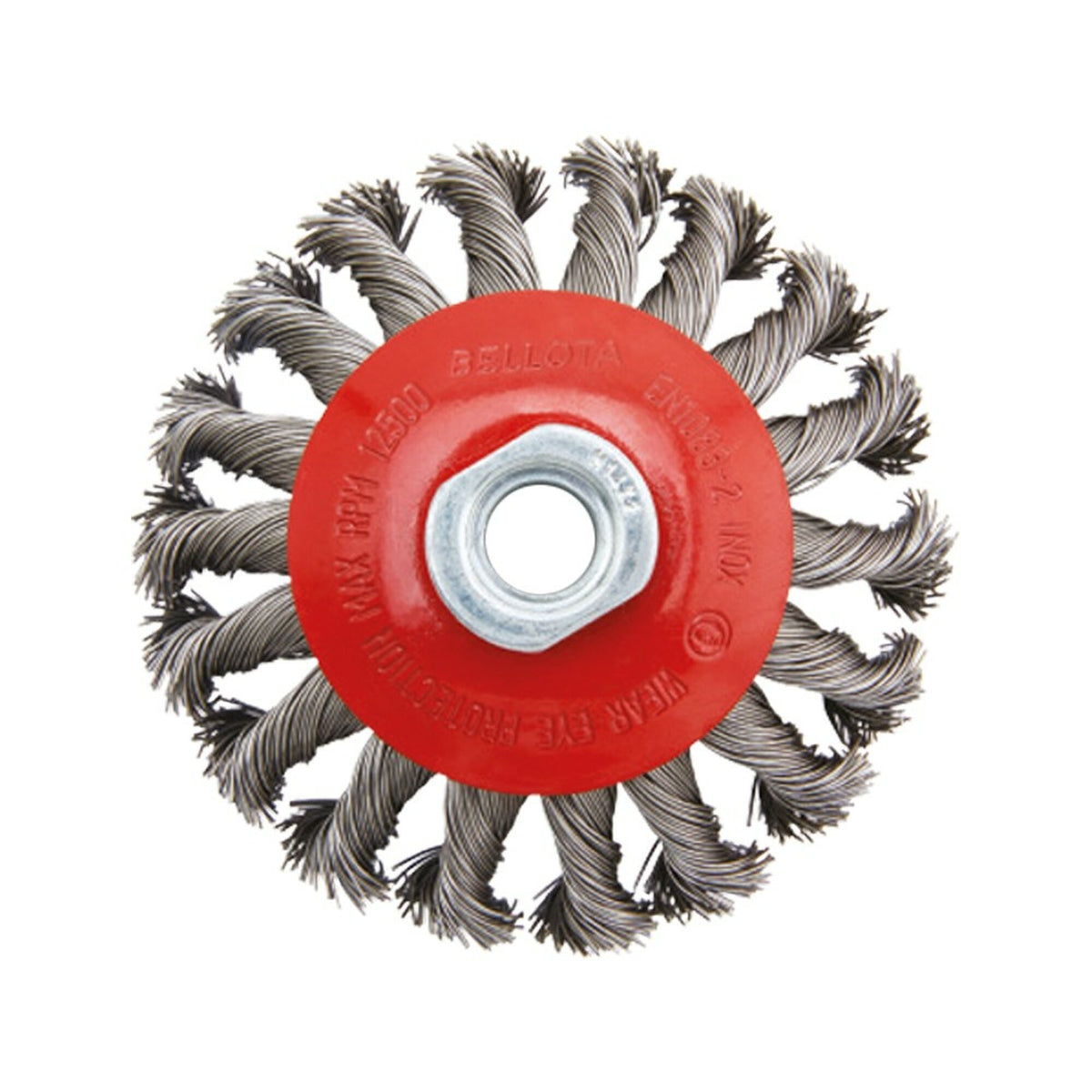 Cepillo Industrial Cónico Acero Latonado Alambre Ondulado  50817-1001 I