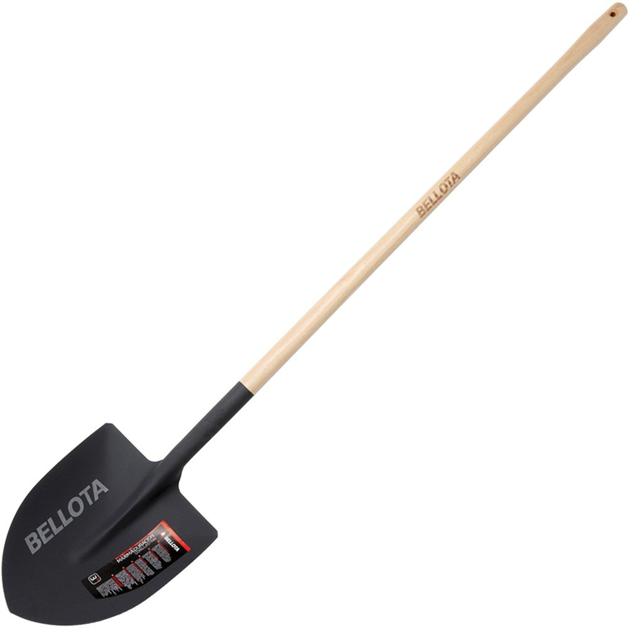 Pala punta con mango largo de madera de haya PEFC 265 mm / 55012L