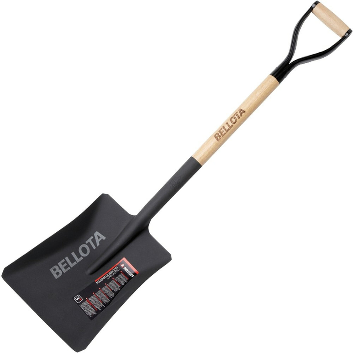 Pala cuadrada con mango anilla de madera de haya PEFC 265 mm / 55023A