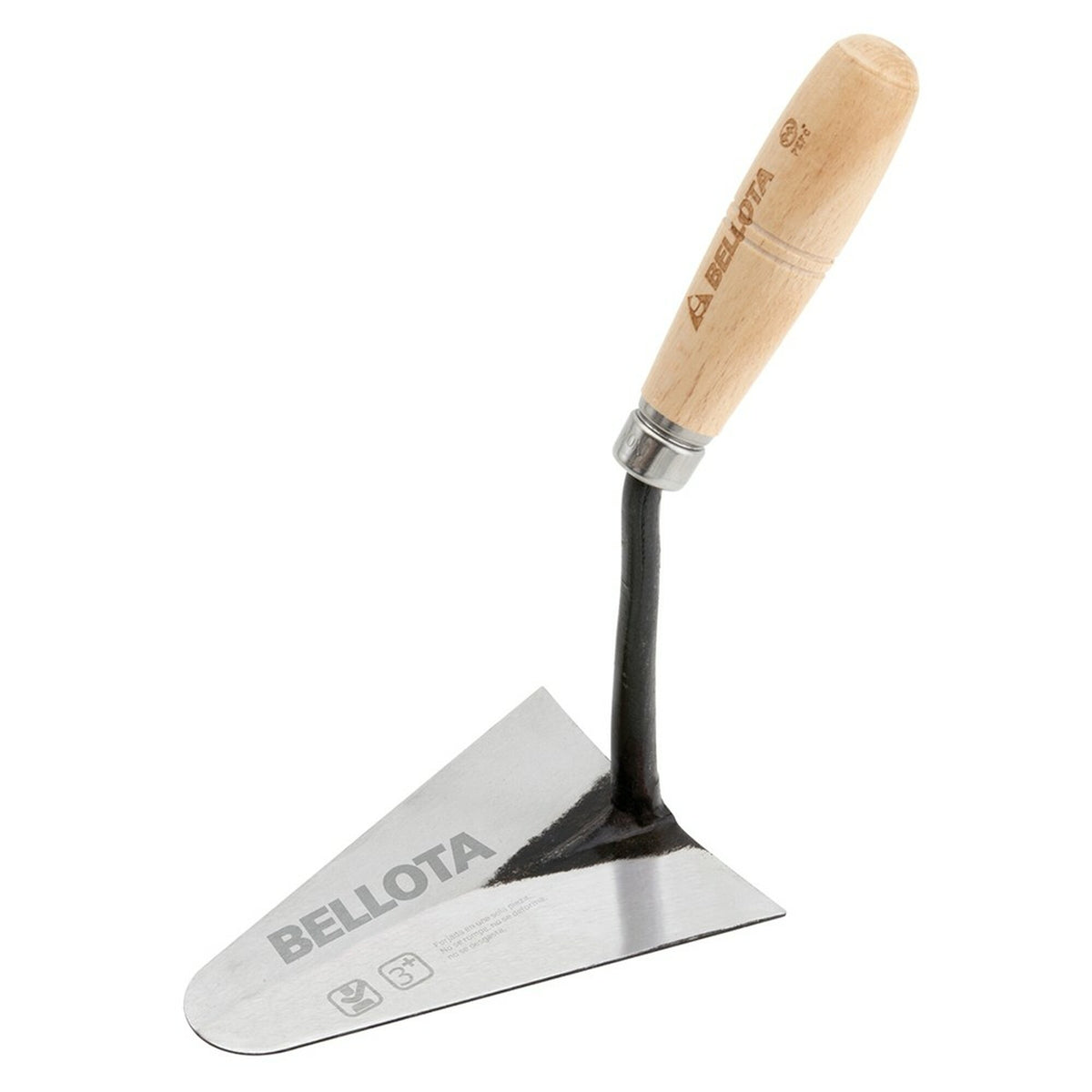 Paleta forjada catalana con mango madera de haya PEFC 180 mm / 5841C