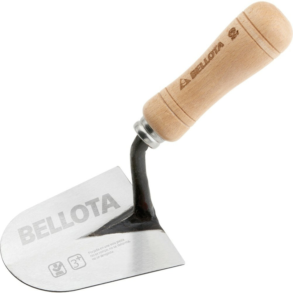 Paleta alicatador punta redonda con mango madera de haya PEFC 120 mm / 5848