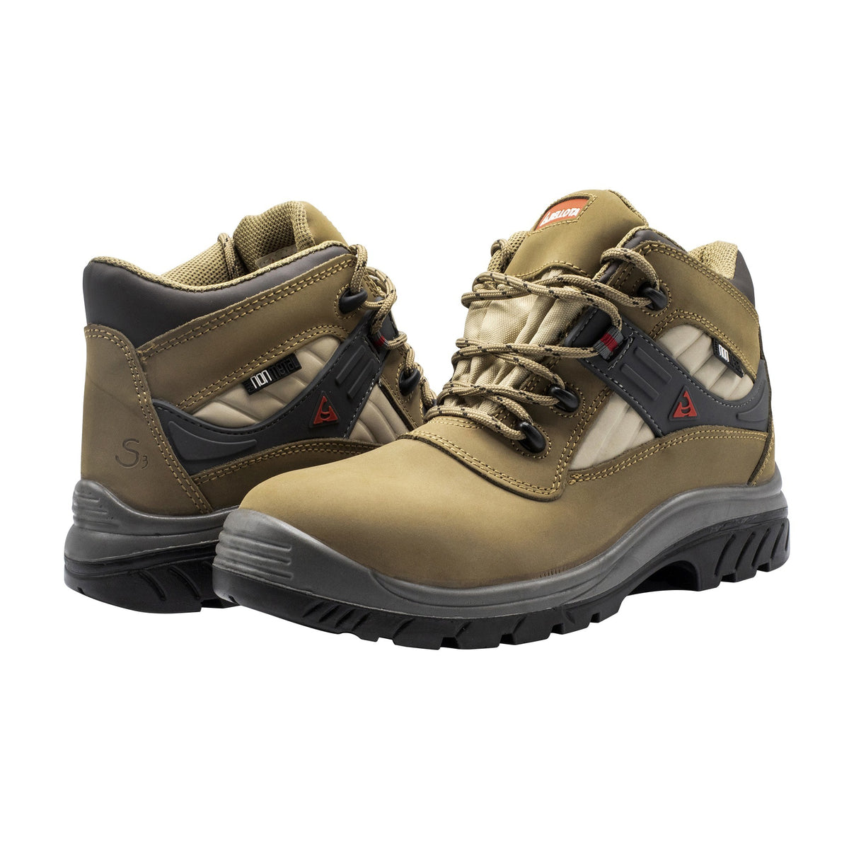 Bota de seguridad Nonmetal Light piel beige S3 talla 47 / 72208B47S3