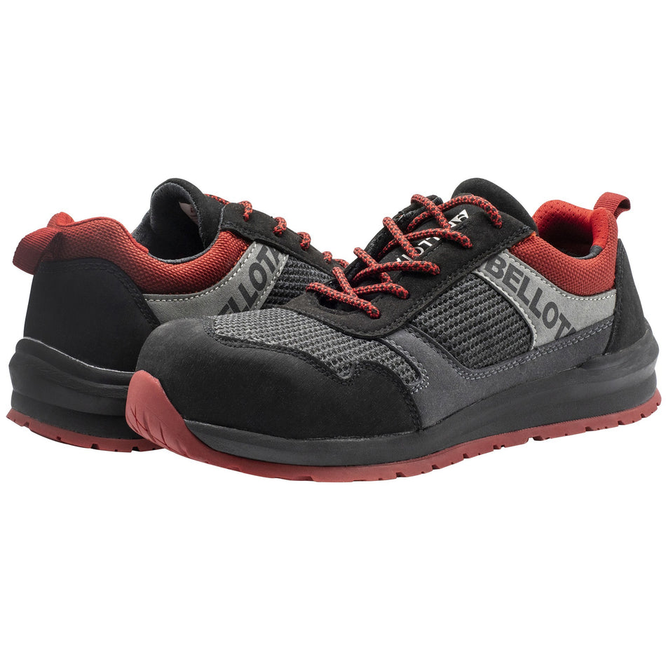 Zapato de seguridad Street negro-rojo S1P talla 37 / 72350BR37S1P