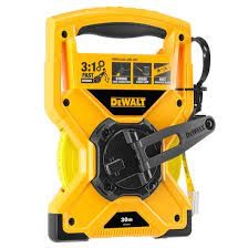 Cinta métrica Dewalt 30m fibra de vidrio DWHT34218-0