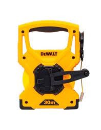 Cinta métrica Dewalt 30m fibra de vidrio DWHT34218-0