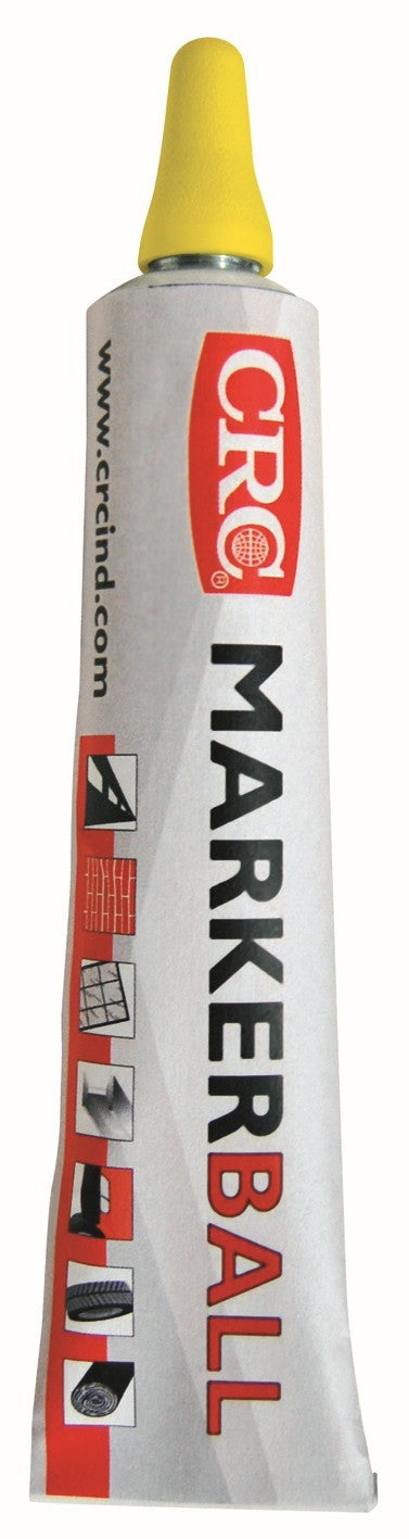 MARKER BALL - Marcador de pintura permanente con bola de acero. - MARKER BALL AMARILLO 50 ML