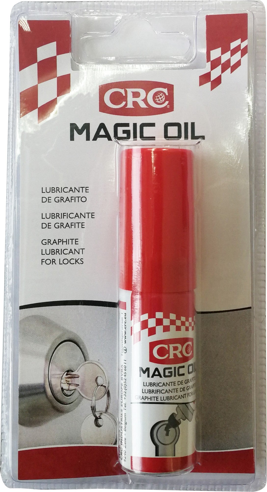 MAGIC OIL: Lubricante de grafito para cerraduras. Seco - MAGIC OIL BLISTER 15 ML