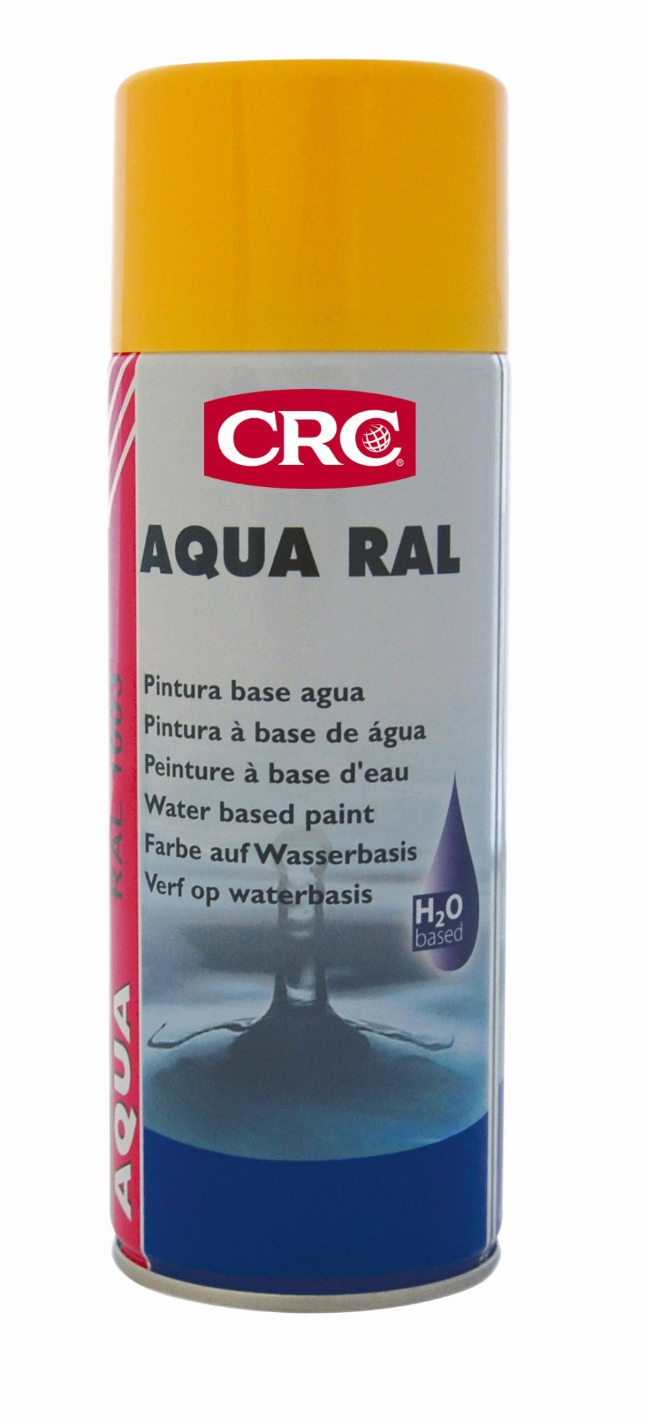 AQUA RAL - Pintura acrílica base agua, respetuosa con el medio ambiente - AQUA RAL 1003 AMARILLO SEÑAL 400 ML