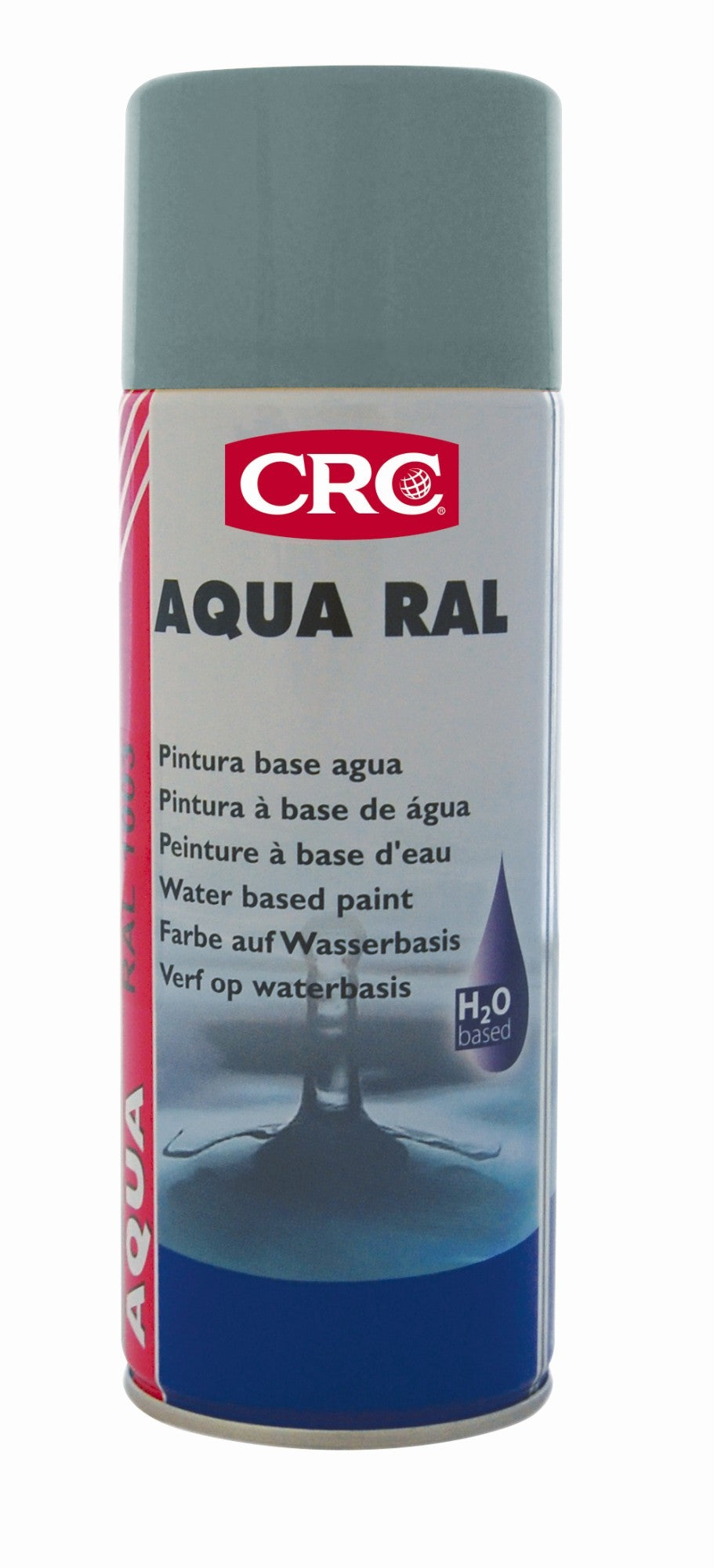 AQUA RAL - Pintura acrílica base agua, respetuosa con el medio ambiente - AQUA RAL 7001 GRIS PLATA 400 ML