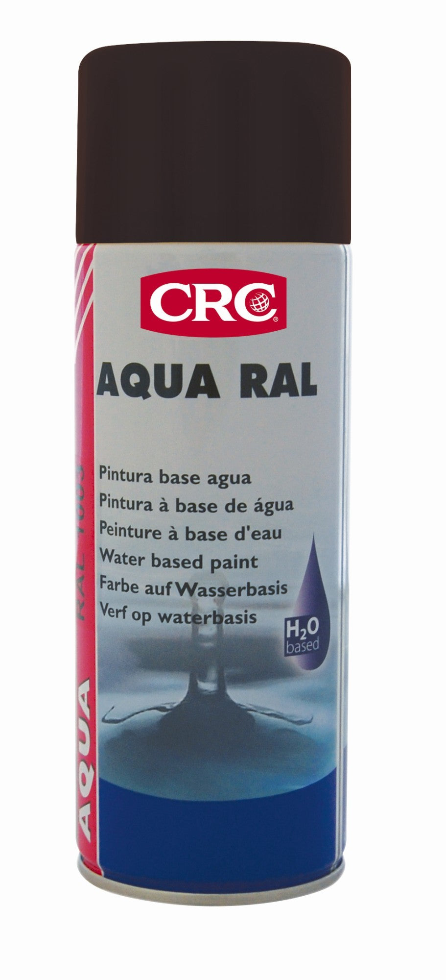 AQUA RAL - Pintura acrílica base agua, respetuosa con el medio ambiente - AQUA RAL 9005 NEGRO MATE 400 ML