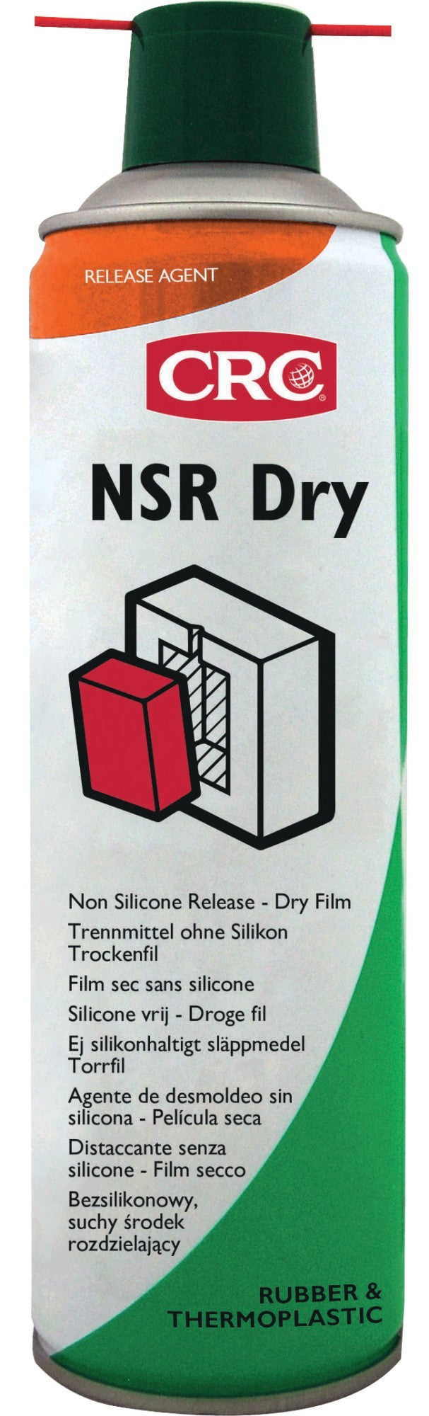 NSR DRY: Desmoldeante para inyección de plásticos. Película seca. Hasta 150ºC - NSR DRY 500 ML