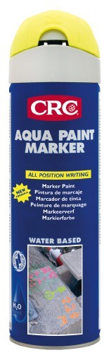 AQUA PAINT MARKER - Pintura de marcaje temporal respetuoso con el medio ambiente - AQUA PAINT MARKER FLUO AMARILLO 500 ML