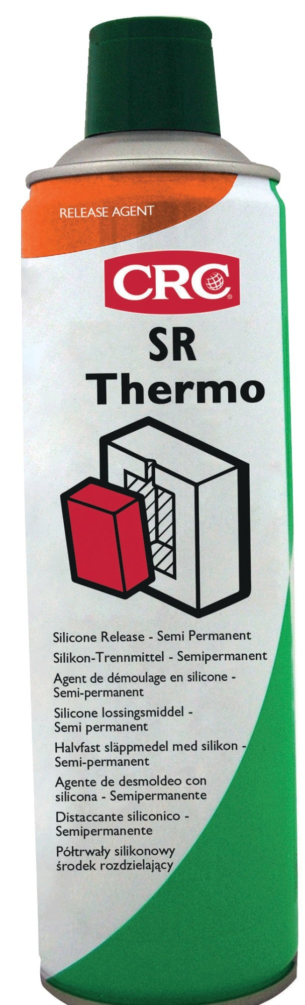 SR THERMO: Desmoldeante para poliester y epoxi. Temperatura 200ºC - SR THERMO 500 ML