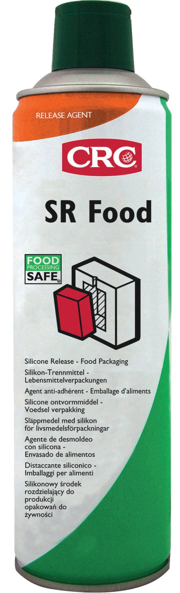 SR FOOD: Desmoldeante de uso general. Certificado NSF-m1. Hasta 200ºC - SR FOOD FPS 500 ML