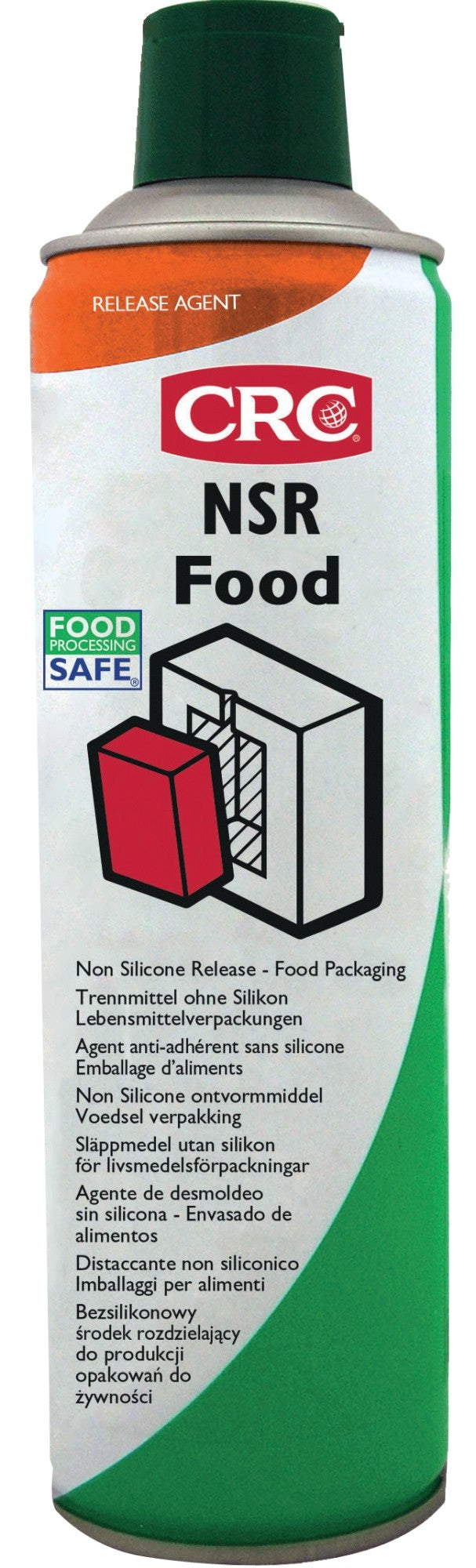 NSR FOOD: Desmoldeante para inyección de plásticos. Certificado NSF-M1. Hasta 200ºC - NSR FOOD FPS 500 ML