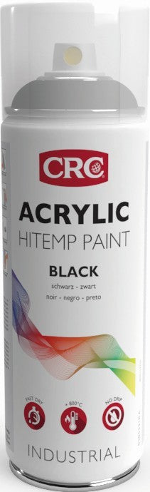 ACRYLIC PAINT ALTA TEMPERATURA - ACRYLIC PAINT ANTICALORICA NEGRA 400 ML
