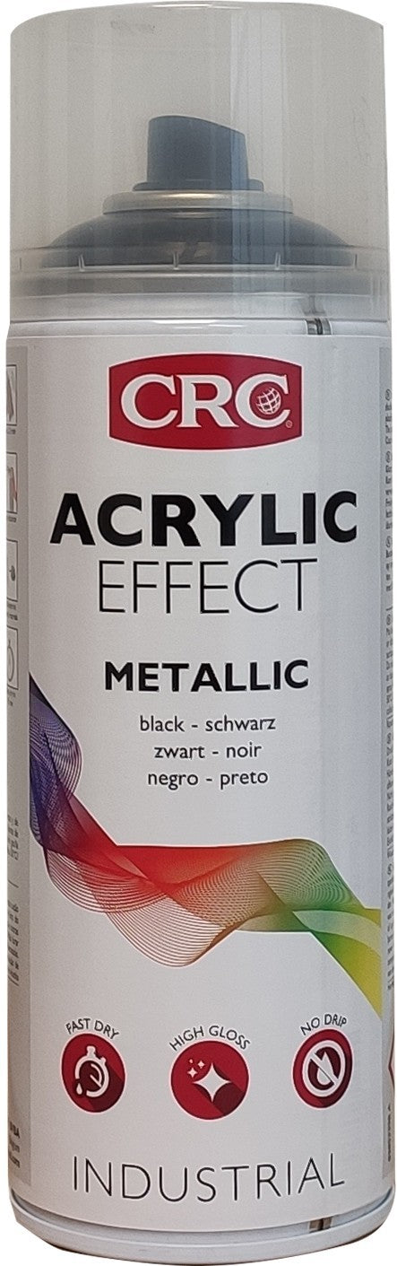 ACRYLIC PAINT EFECTOS METALIZADO - ACRYLIC PAINT METALIZADO NEGRO 400 ml