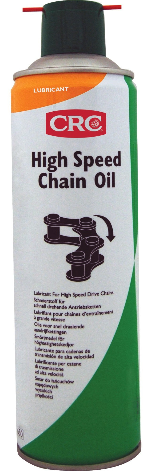 HIGH SPEED CHAIN OIL - Lubricante de cadenas de alta velocidad, resistente al agua - HIGH SPEED CHAIN OIL 500 ML