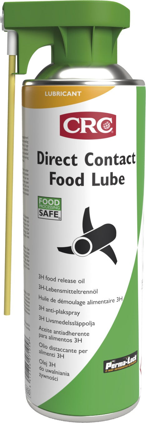 CRC DIRECT CONTACT FOOD LUBE: Antiadherente de alto rendim. Contacto directo con alimentos, registro NSF 3H y H1 FPS 500 ML