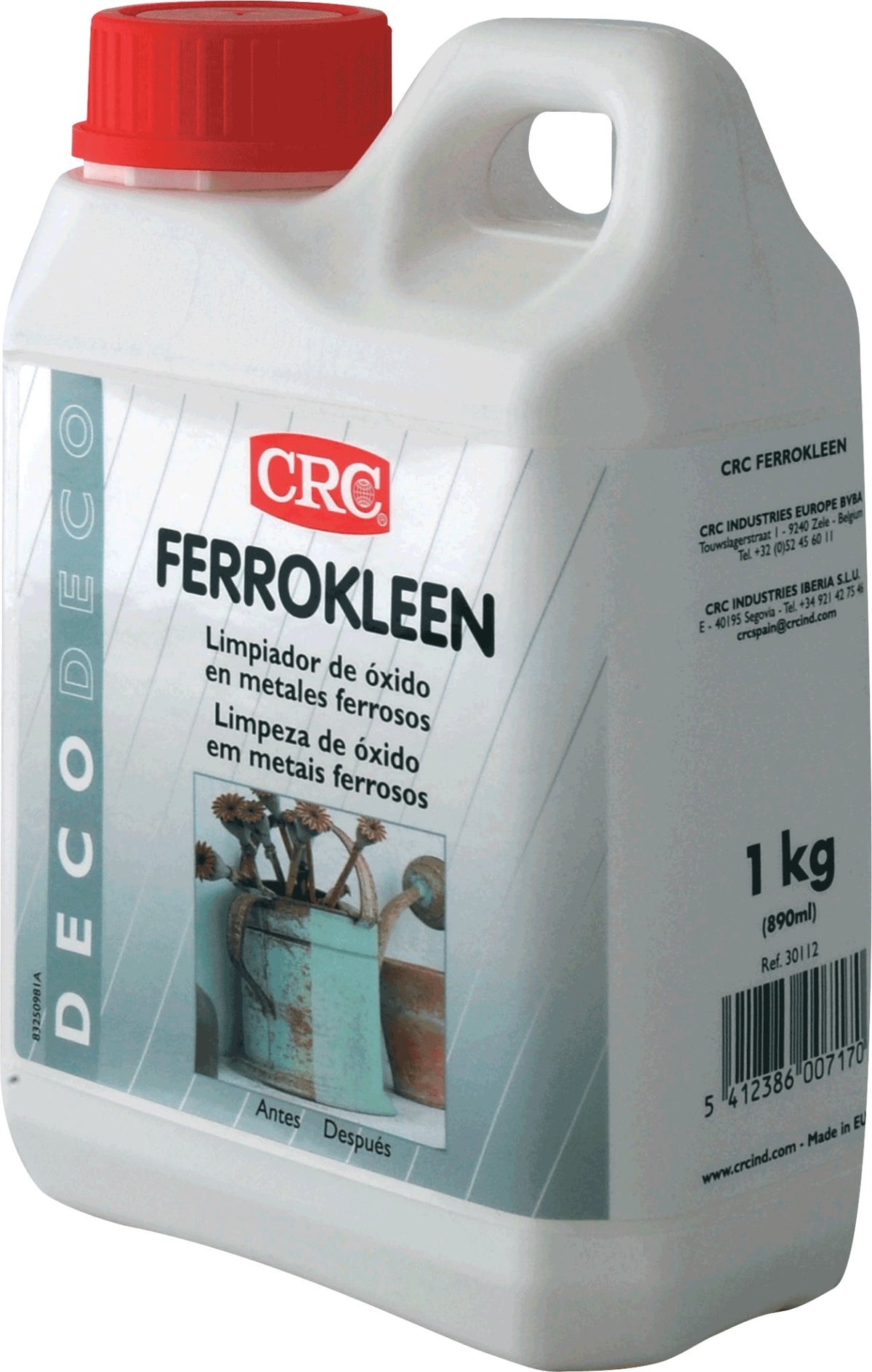 FERROKLEEN - Limpiador de óxido - FERROKLEEN-LIMPIAOXIDO 1 KG