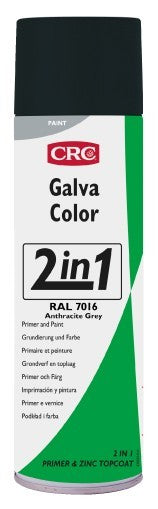 GALVACOLOR - Imprimación anticorrosión + color en un solo producto - GALVACOLOR RAL 7016 GRIS ANTRACITA 500 ML