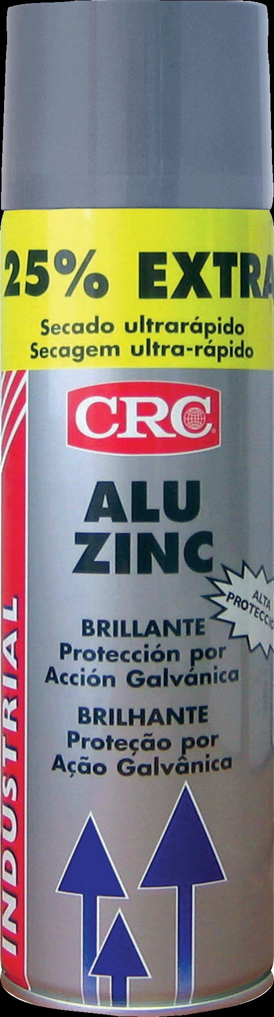 ALUZINC INDUSTRIAL BRILLO - Galvanizado en frío. Acabado brillo. Profesional - ALUZINC INDUSTRIAL BRILLO 500ML