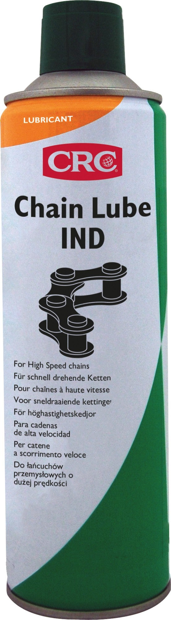 CHAIN LUBE IND: Lubricante sintético adhesivo para cadenas con PTFE. Efecto espuma. Alta penetración - CHAIN LUBE IND 500 ML