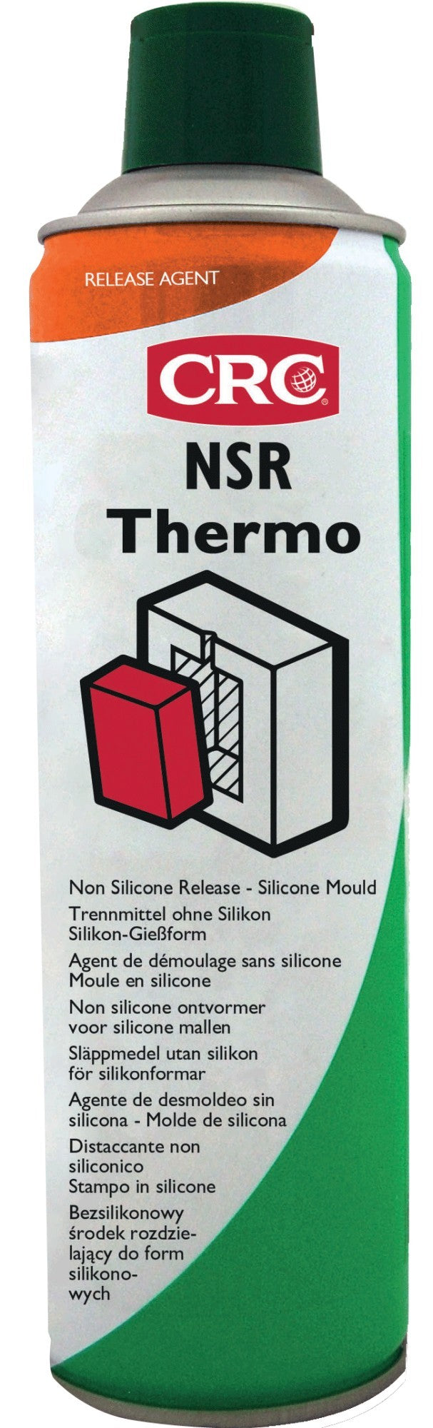 NSR THERMO: Desmoldeante semi-permanente. Para gomas y la mayoría de termoplásticos. Hasta 250ºC - NSR THERMO 500 ML