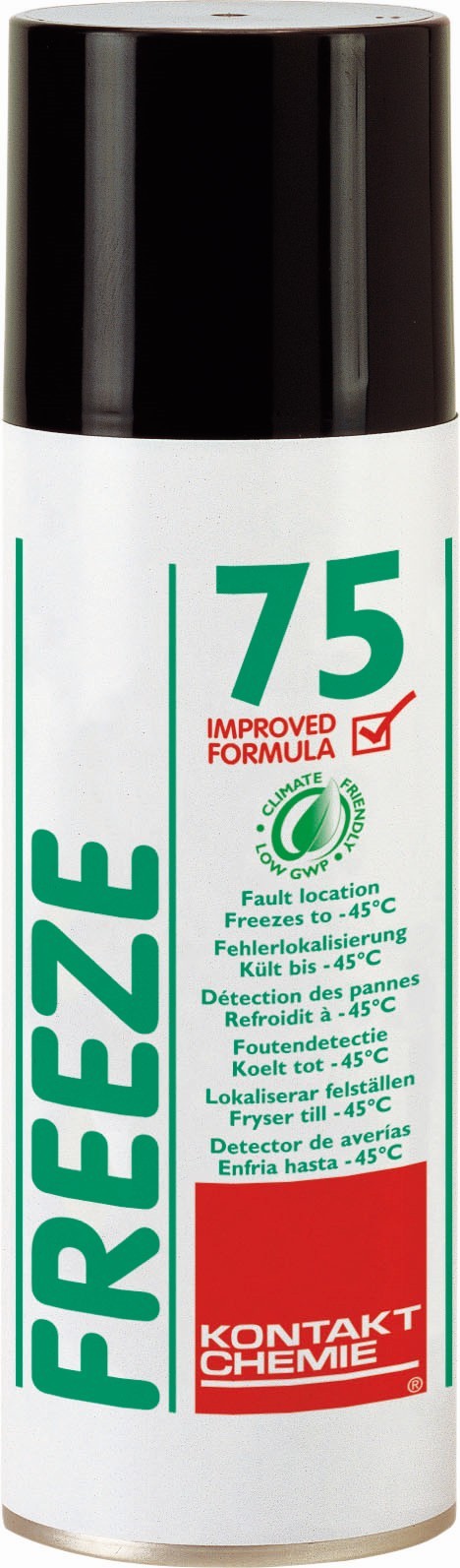 FREEZE 75: Localización rápida de fallos térmicos. Enfriador. Producto base HFO - FREEZE 75 (HFO) 200 ML