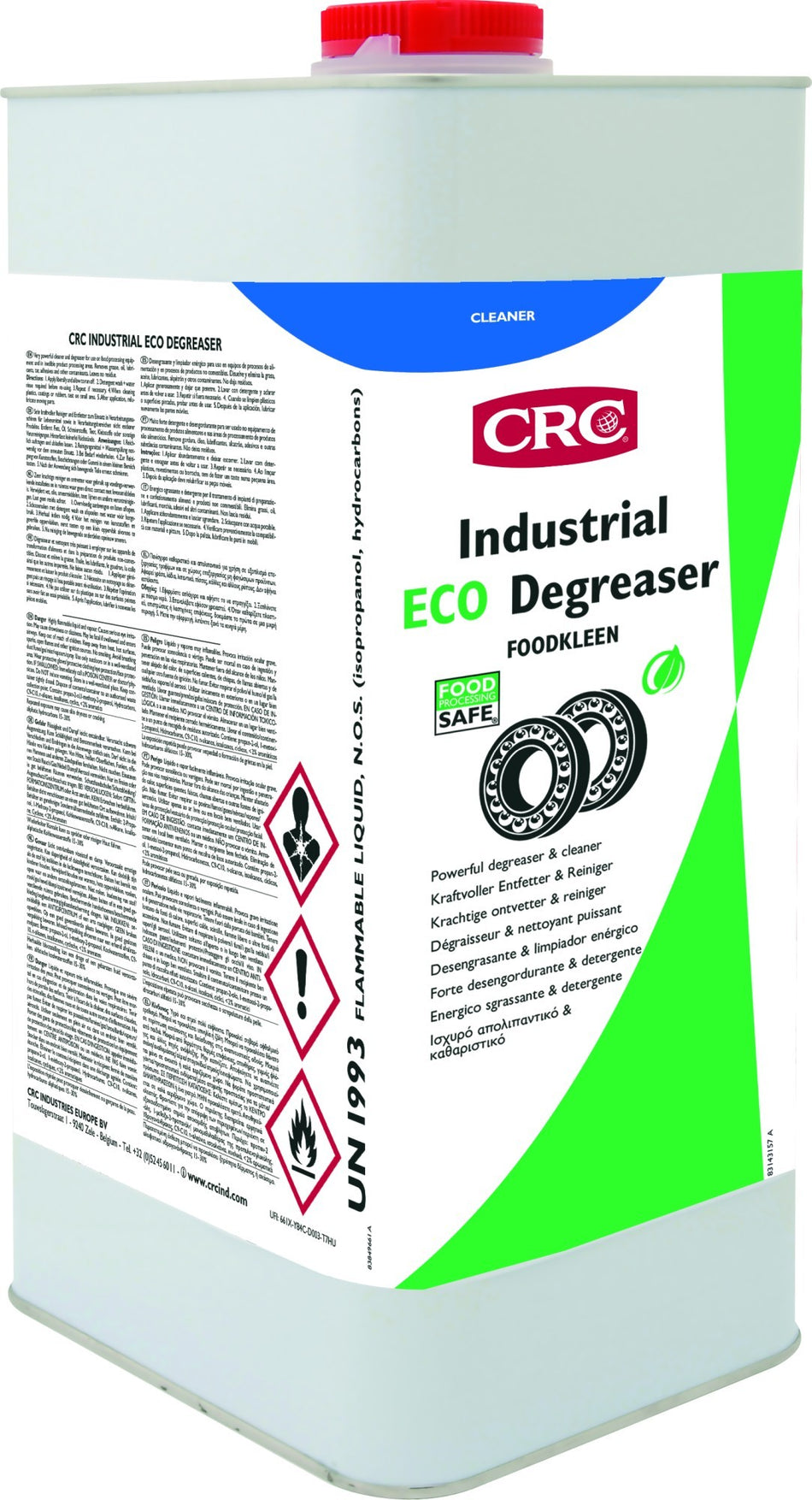 INDUSTRIAL ECO DEGREASER - Limpiador desengrasante enérgico. - Industrial ECO Degreaser FPS 5 L