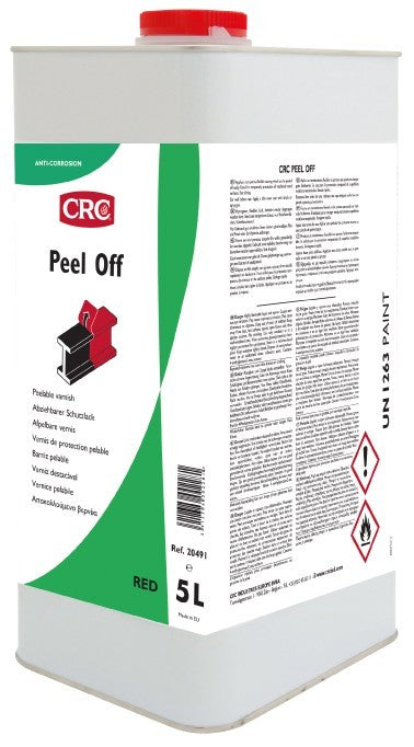 PEEL OFF - Barniz protector pelable. - PEEL OFF RED 5 L