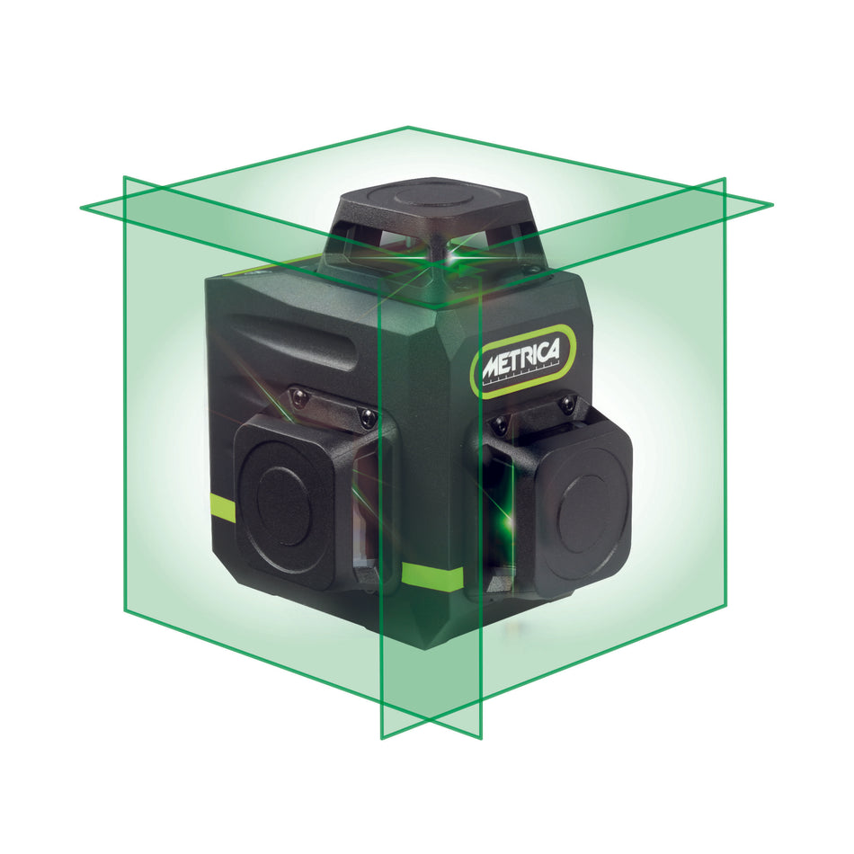 Láser 3D Mini Verde 30m - 110m Autonivelante Metrica