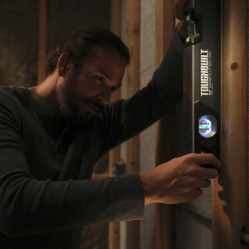 Nivel Magnético de 60 cm LIT Box Level Toughbuilt TB-H2-L-M60-LH-M-BEA