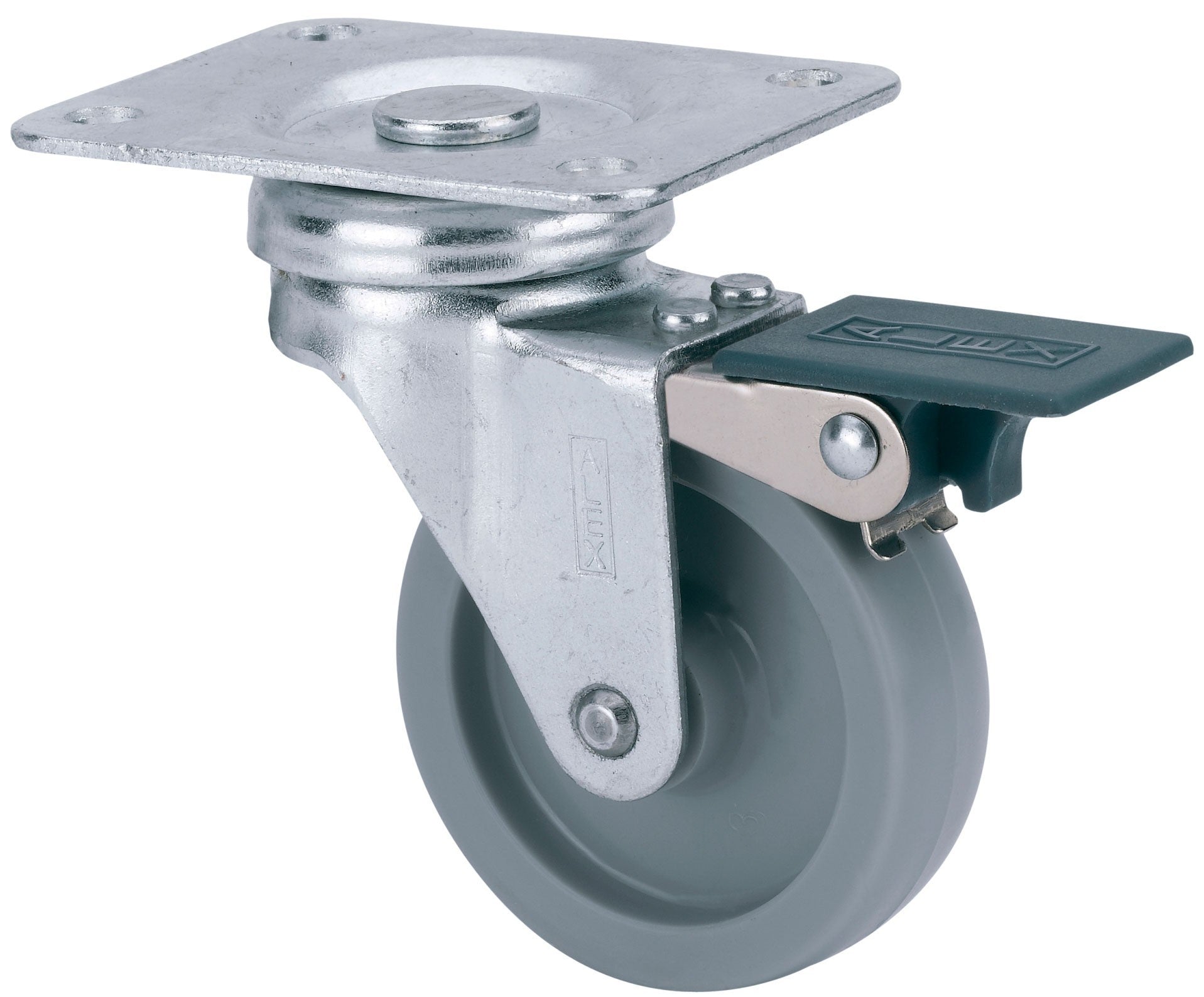 SERIE B-BP, Giratorio/Platina/Freno Rueda y Soporte 1-0543