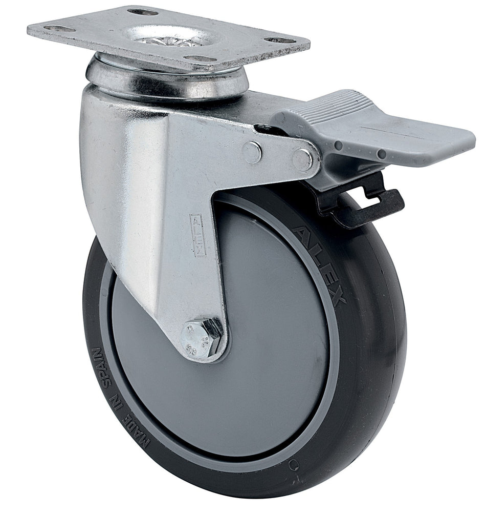 SERIE BHA-PGAIB, Giratorio/Platina/Freno Rueda y Soporte 2-2720