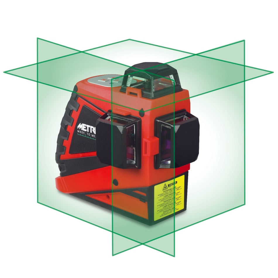 Láser 3D 3x360 Verde Junior Nivel Autonivelante Metrica
