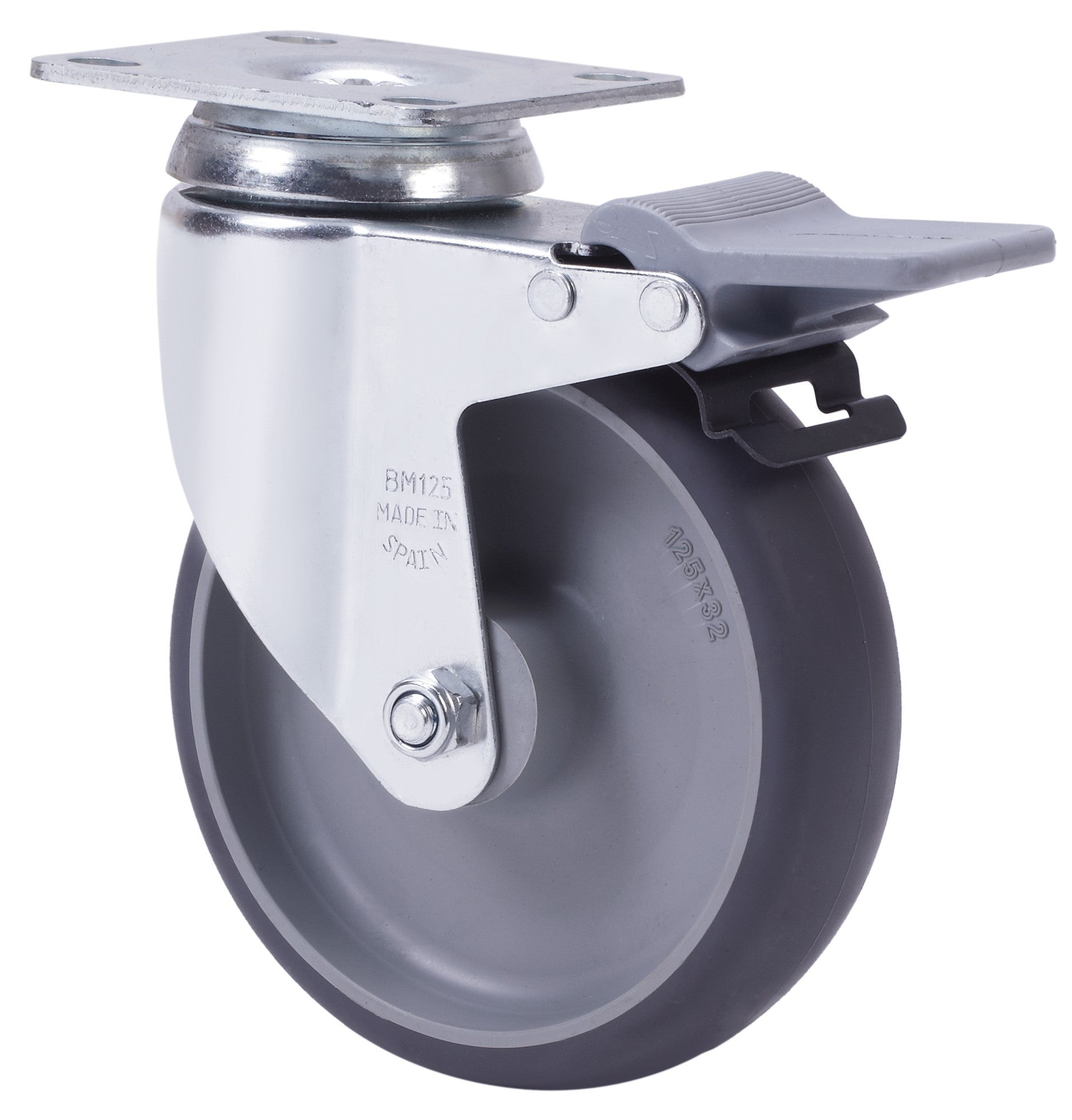 SERIE BHA-PGZ, Giratorio/Platina/Freno Rueda y Soporte 2-4624