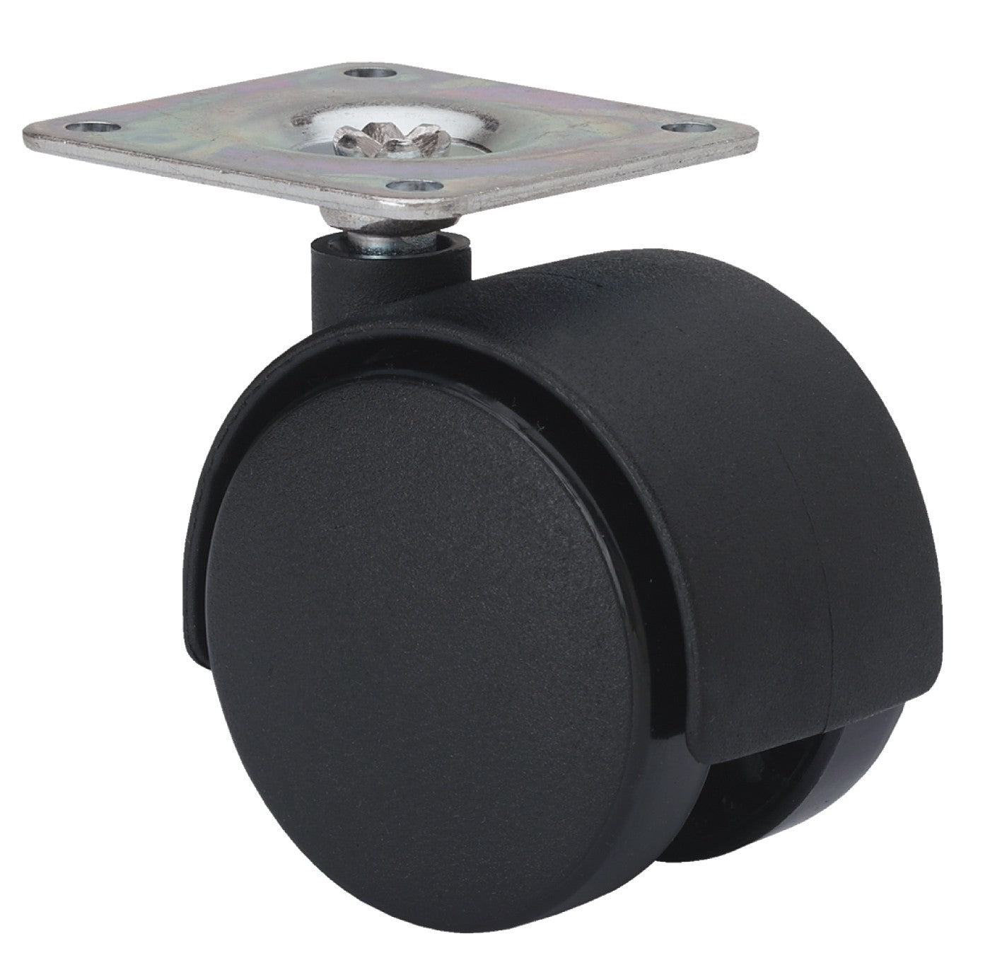SERIE DK-DK Negro, Giratorio/Platina/Sin Freno 1-0239