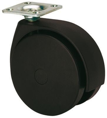 SERIE DKG-DKG Negro, Giratorio/Platina/Sin Freno 4-1320